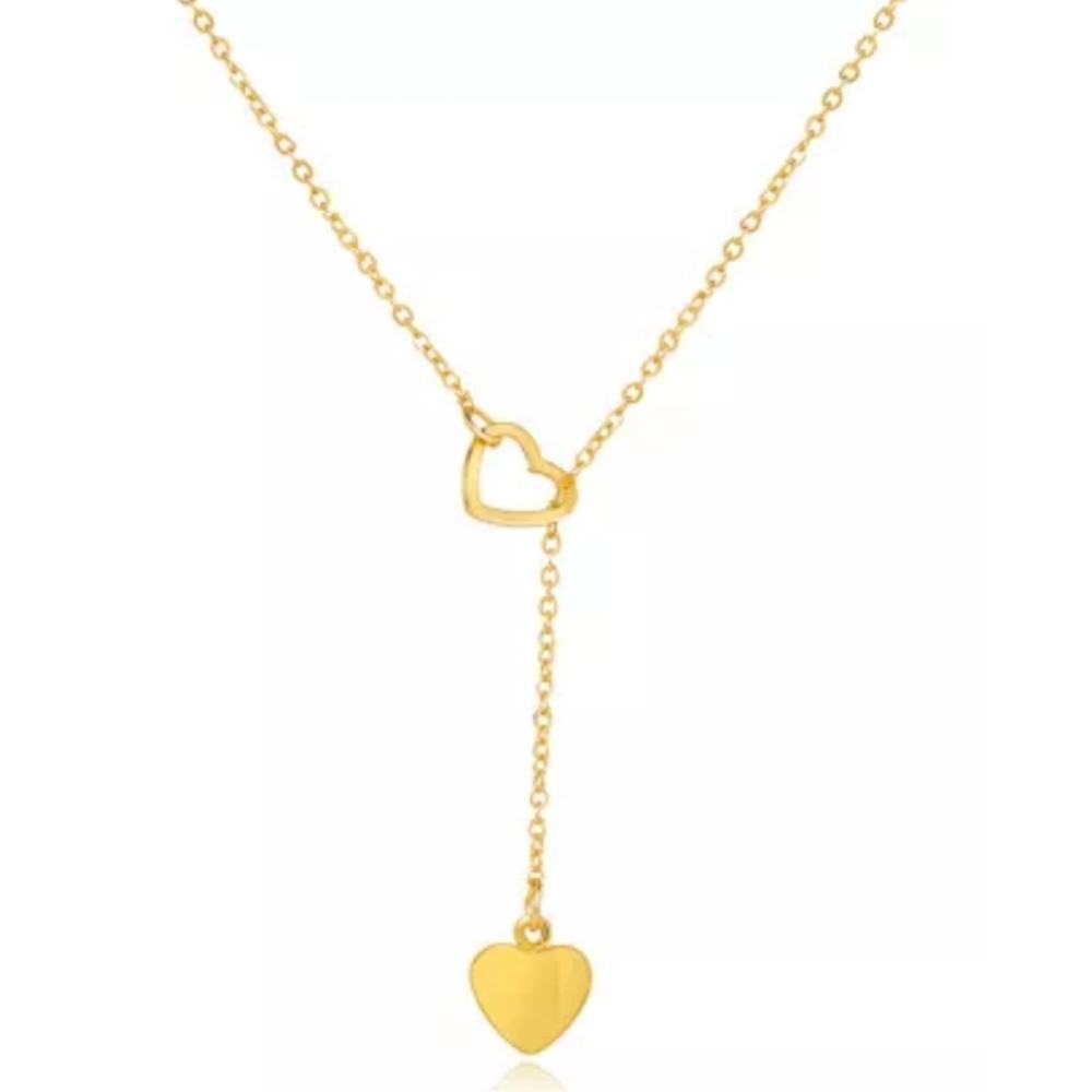New boutique heart shaped lariat necklace - Picture 2 of 6
